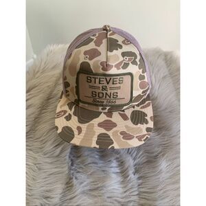 STEVES & SONS SINCE 1866 Camo Hat SnapBack Adjustable